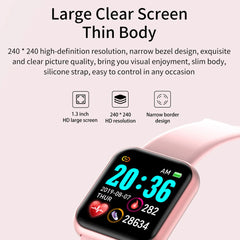 D20 Smart Watch Men Women Multifunctional Bluetooth Connected Phone Music Fitness Sports Bracelet Sleep Monitor Y68 Smartwatch