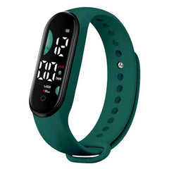M9 Smart Watch LED Digital Watches For Children Creative Rainbow Kid Boys Wristwatch Electronic Clock Children's Birthday Gift