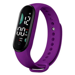 M9 Smart Watch LED Digital Watches For Children Creative Rainbow Kid Boys Wristwatch Electronic Clock Children's Birthday Gift