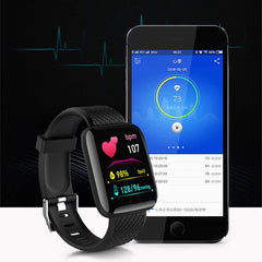 116plus Smart watch Sports Bracelet New Color Screen Bracelet Sports Pedometer Bluetooth Reminder Heart Rate Blood Pressure Gift