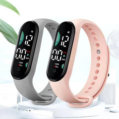 M9 Smart Watch LED Digital Watches For Children Creative Rainbow Kid Boys Wristwatch Electronic Clock Children's Birthday Gift