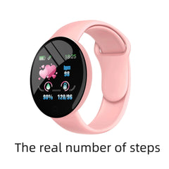 Round Digital Smart Sport Watch for Men and Women, LED, Electronic, Bluetooth, Wrist Watch for Kids, Hours, Dropshipping