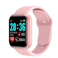 2024 New Y68 Smart Watch Bluetooth Fitness Tracker Sports Watch Heart Rate Monitor Blood Pressure Smart Bracelet for Android IOS