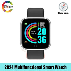 2025 New Multi-function Watch Android IOS 1.8 inch Color Screen Full Touch Custom Dial Bluetooth Talk Smart Watch for Men Women