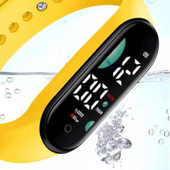 M9 Smart Watch LED Digital Watches For Children Creative Rainbow Kid Boys Wristwatch Electronic Clock Children's Birthday Gift