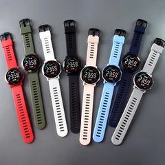 Fashion Watches Smart Electronic Watch Life Waterproof Button Operation LED Sports Digital Wrist Watch Birthday Gift for Student